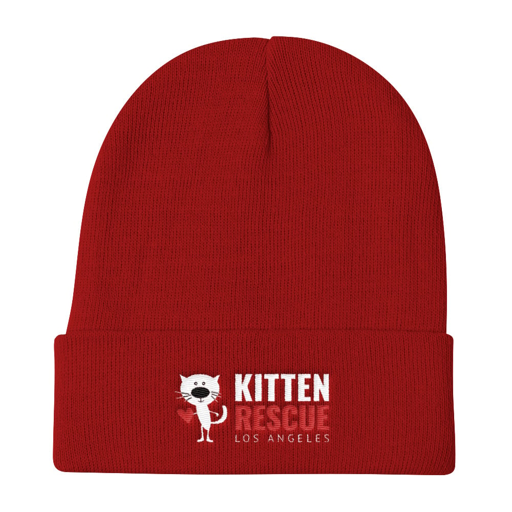 Image of Cold Weather? Kitten Rescue Knit Beanie