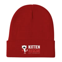 Image 3 of Cold Weather? Kitten Rescue Knit Beanie