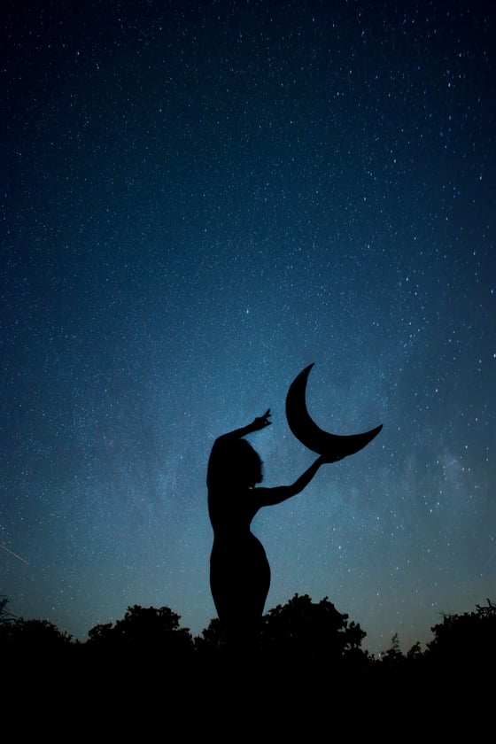 Image of Guardian of the Moon Alexandra Marie 8x10