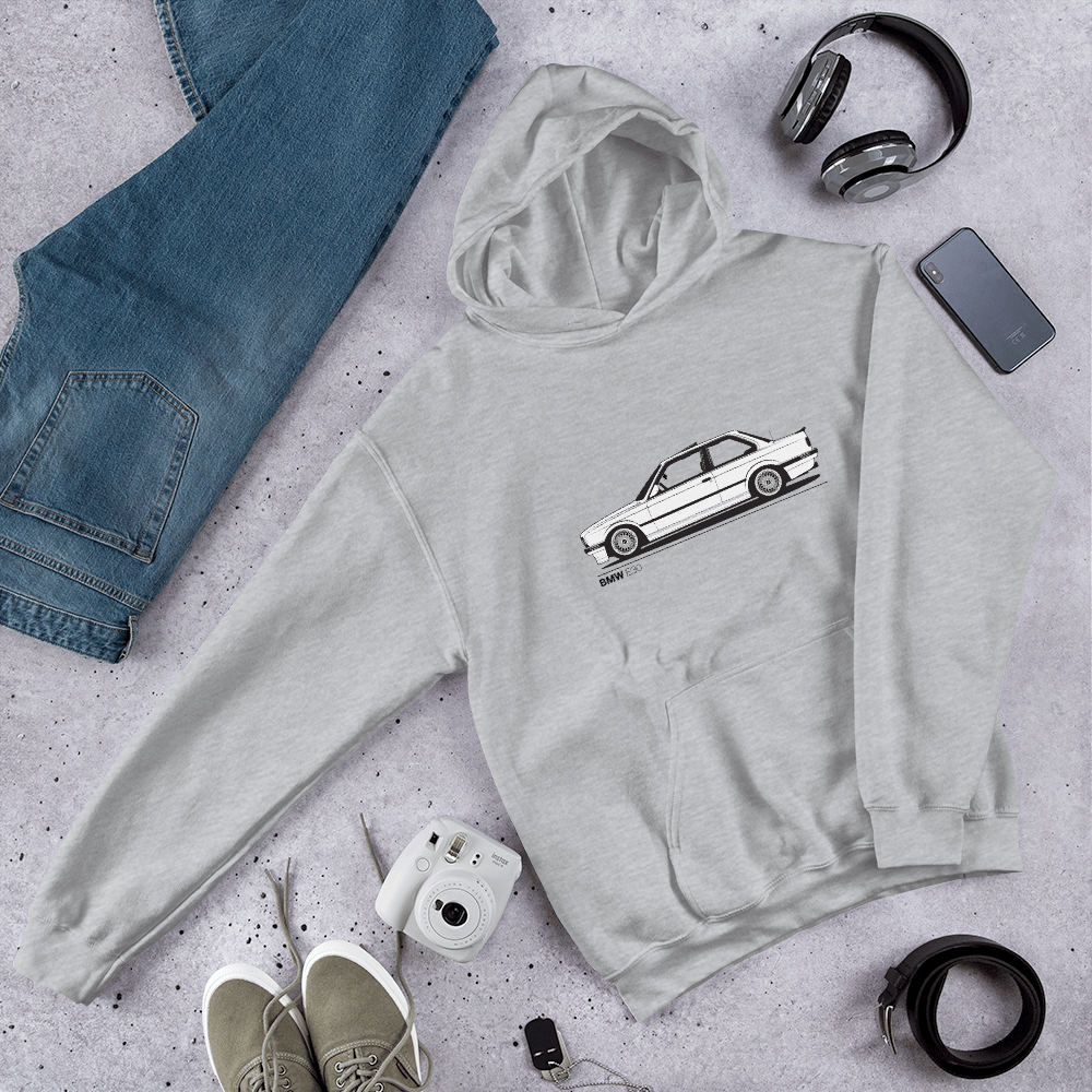 Image of E30 Classic Hoodie- Heather Gray