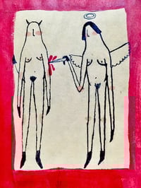 'u always hurt the ones u love the most' print