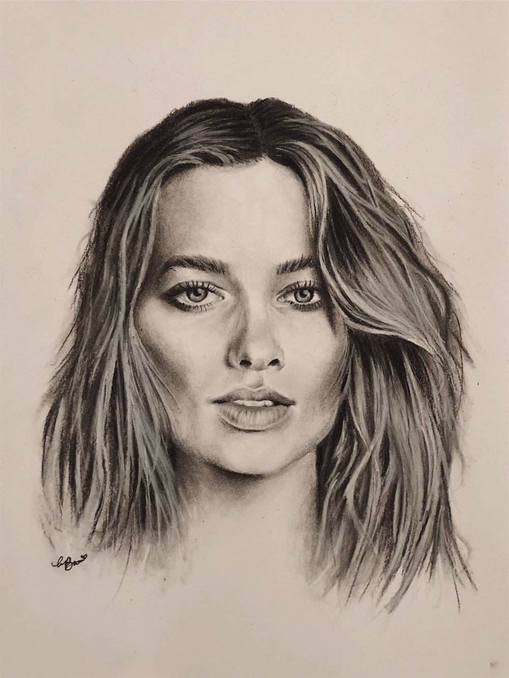 Image of ORIGINAL Margot Robbie Drawing