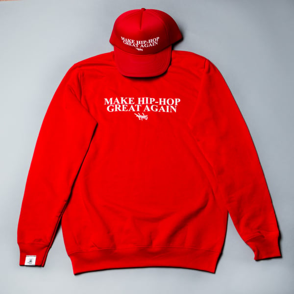 Image of Make Hip-Hop Great Again Crew Neck - Red/White