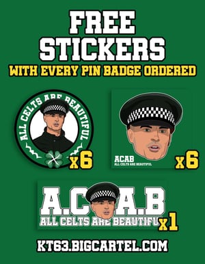 PC Lustig Pin Badge - NO STICKERS WITH RE-ORDER