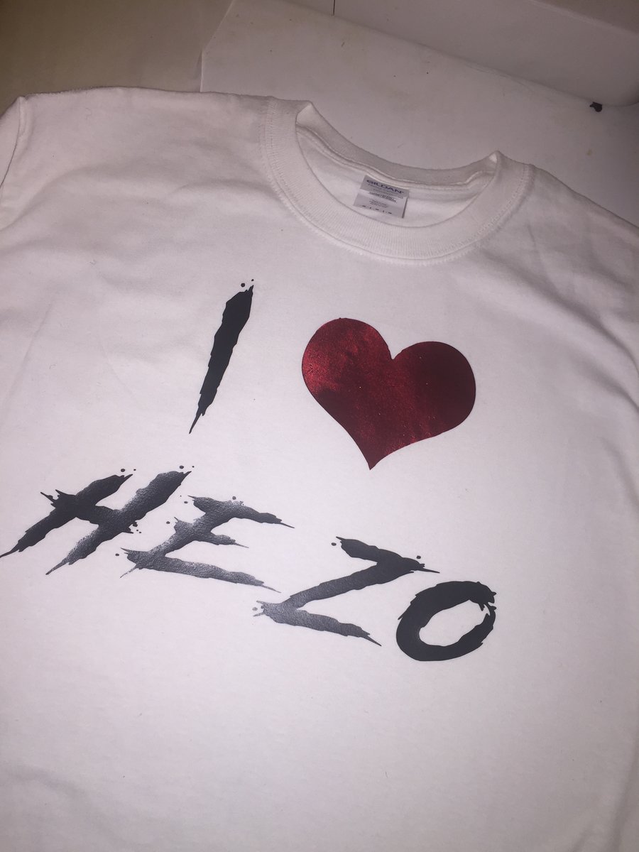 Image of I ❤️Hezo tshirt for the fans 