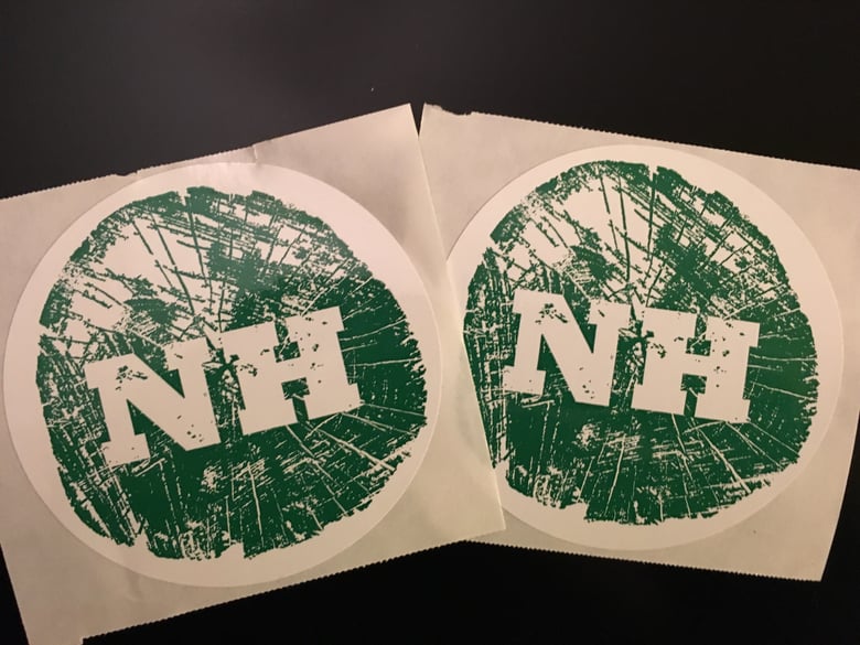 Image of NH tree stump stickers