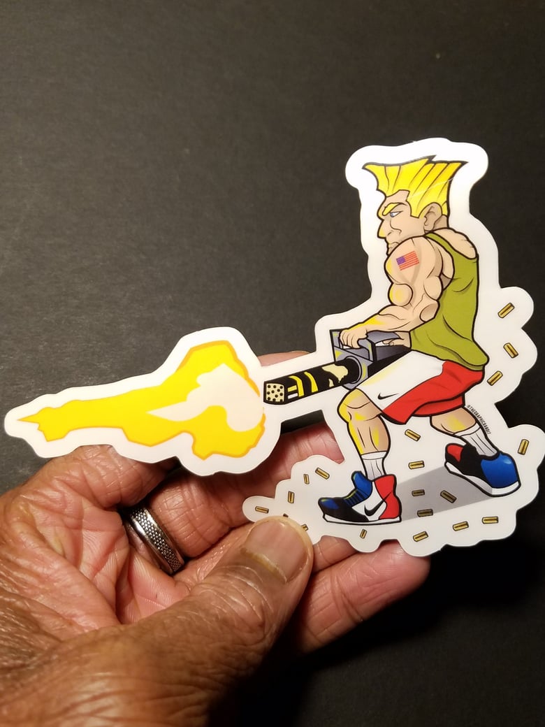 Image of Guile "off duty"