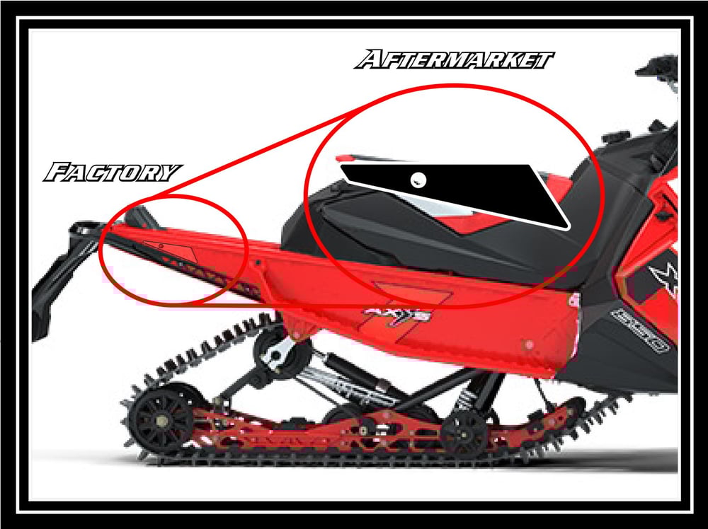 Image of 2019-23 INDY POLARIS BLACK REFLECTORS