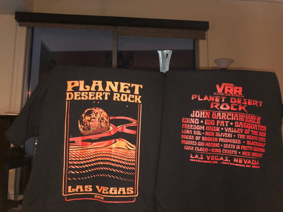 Image of Planet Desert Rock Weekend Limited Edition- Single Print Shirt