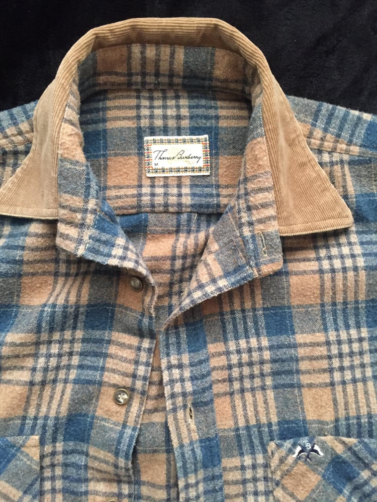 Image of VERY REAR Warm Burberry Shirt [Size M]