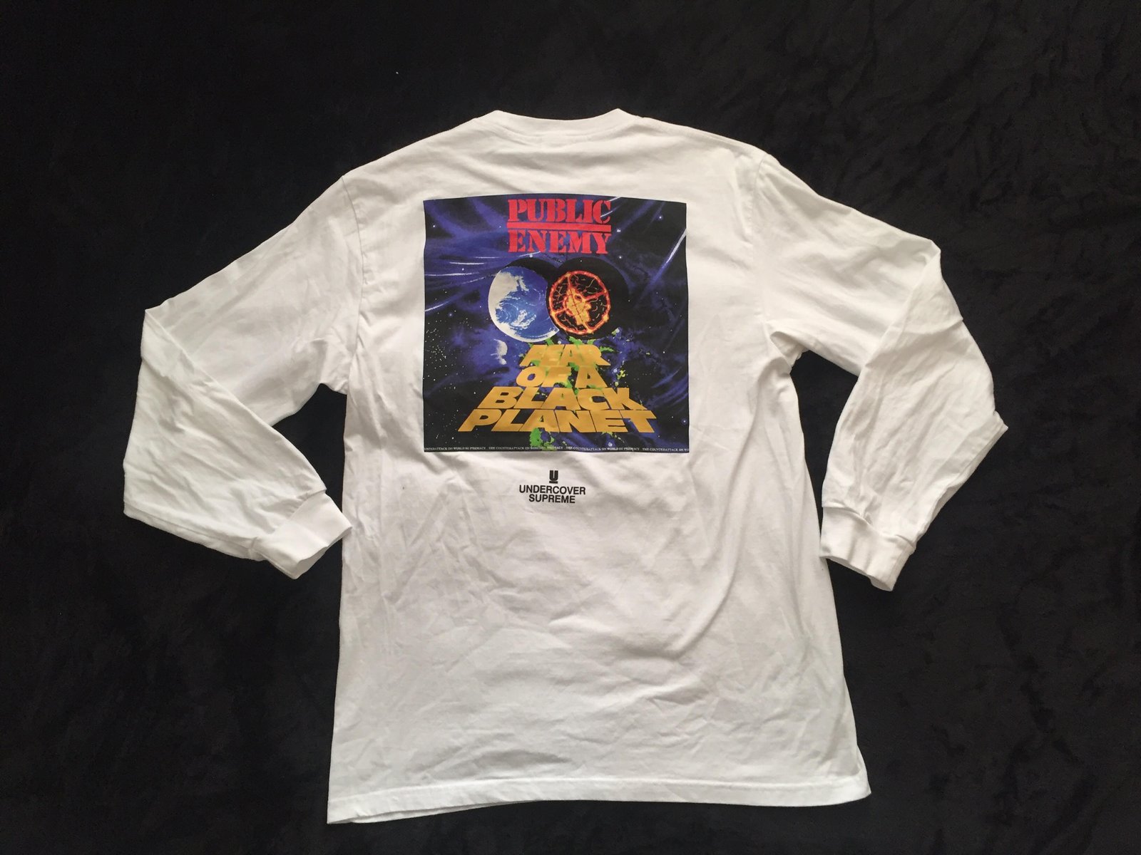 SUPREME & UNDERCOVER/Public Enemy Counterattack Longsleeve T-Shirt [Size L]