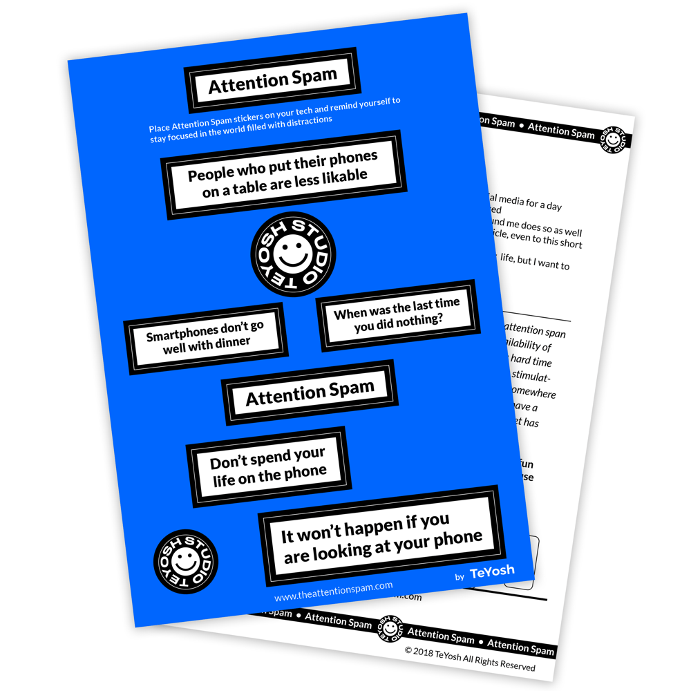 Image of Sticker Sheet Blue