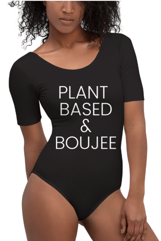 Image of Plant-Based & Boujee Short-Sleeve Bodysuit