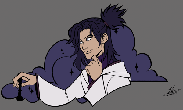 Image of Young Master Eraqus Enamel Pin PREORDER