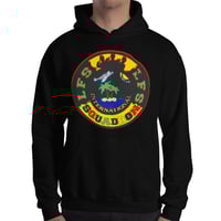 Image 2 of LFS INTERNATIONAL SQUADRON LOGO ( RASTA/ BLACK HOODIE