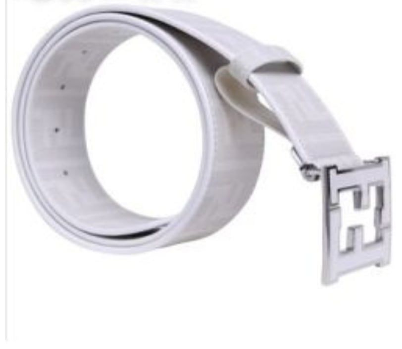 Silver cheap fendi belt