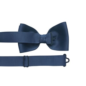 Image of MILLEDEUX GROSGRAIN BOYS BOW TIE – NAVY