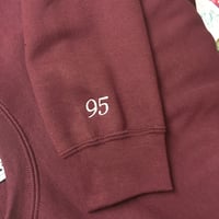 Image 2 of Maroon Oversized Sweatshirt