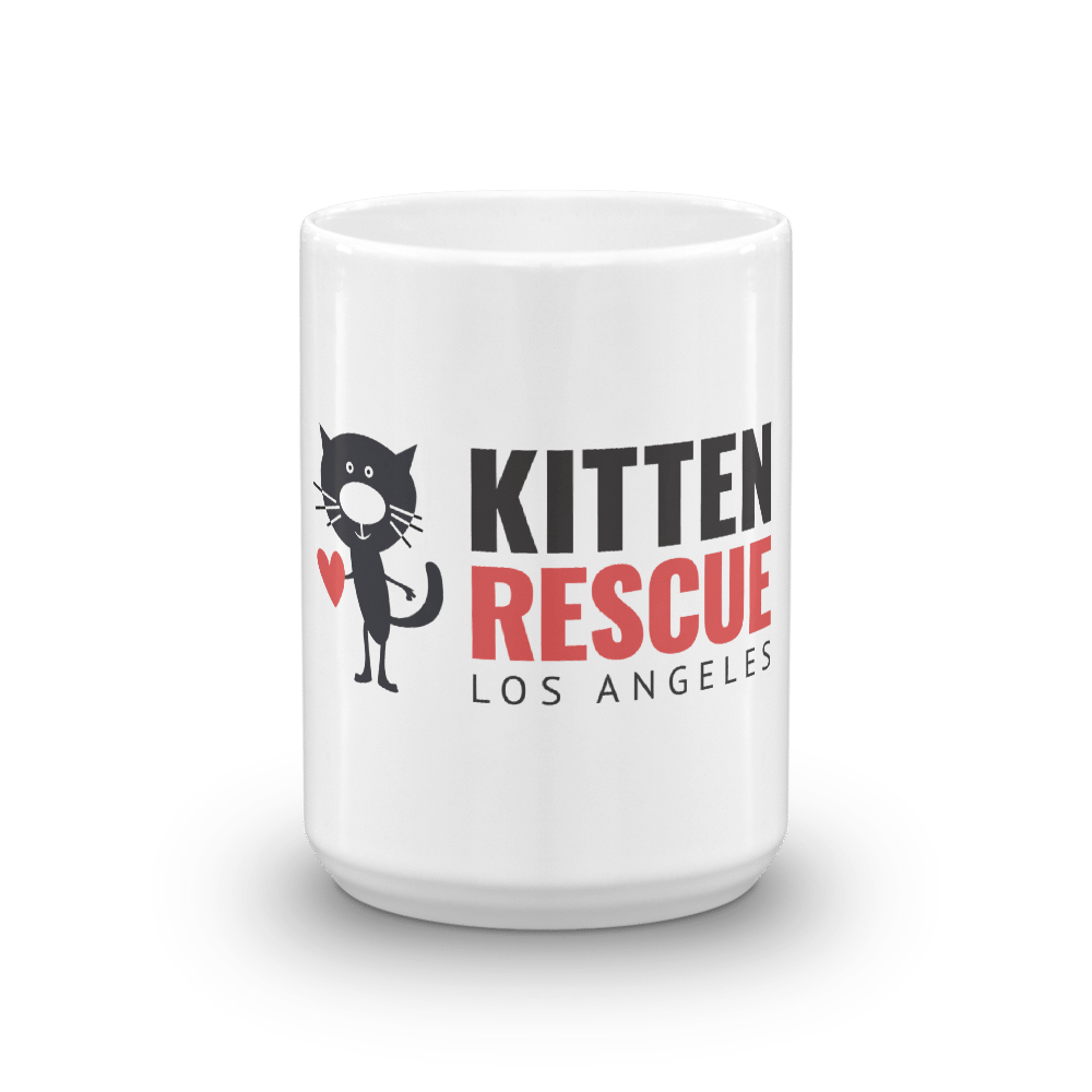 Image of Coffee?! Kitten Rescue White Glossy Mug