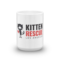 Image 2 of Coffee?! Kitten Rescue White Glossy Mug