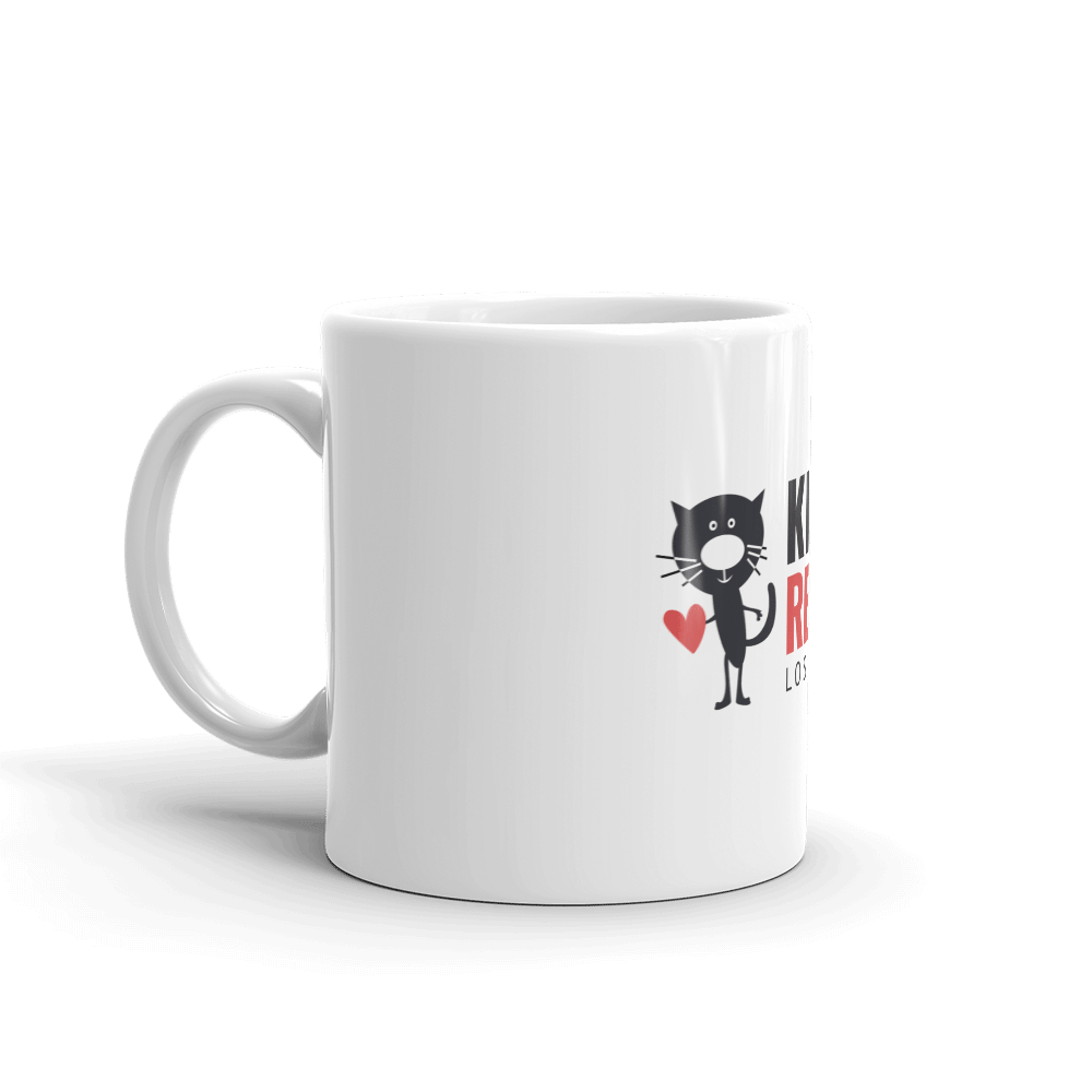 Image of Coffee?! Kitten Rescue White Glossy Mug