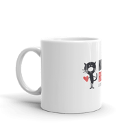 Image 3 of Coffee?! Kitten Rescue White Glossy Mug