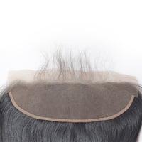 Image 3 of Raw Indian Straight Hair Frontal 13*5