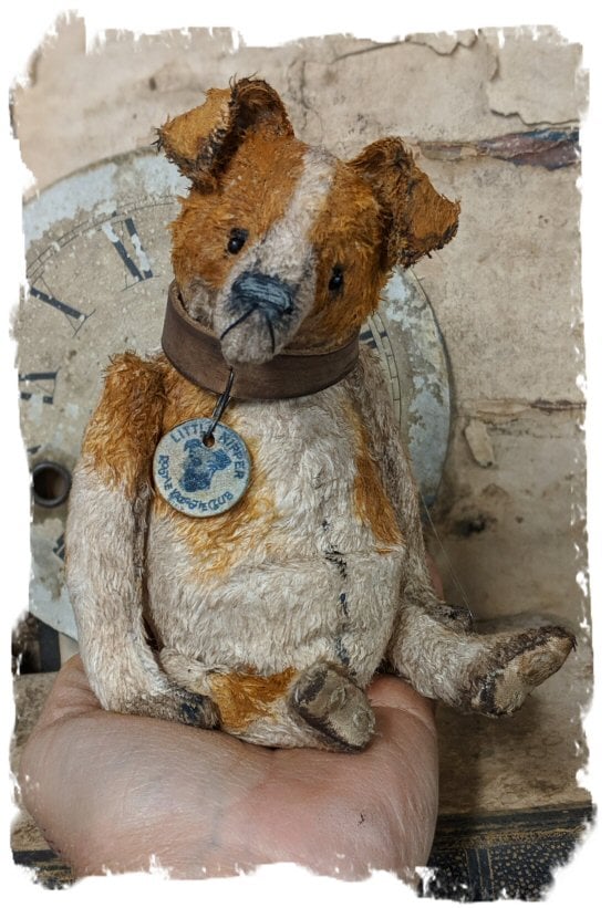 Image of 6.5" Vintage Style Jack Russell Terrier Dog by Whendi's Bears