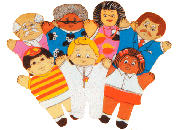 Image of FAMILY (7 hand puppets)