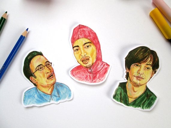Image of Pink Guy Filthy Frank Joji 3 Stickers
