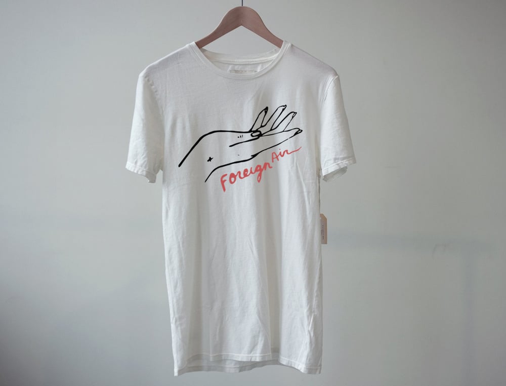 Image of WHITE "CAFFEINE" TEE