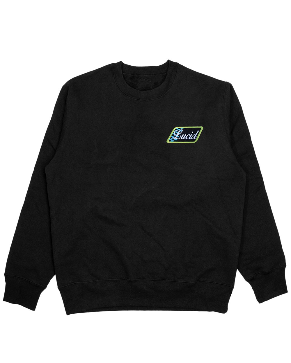 Image of VINTAGE PATCH SWEATER - BLACK