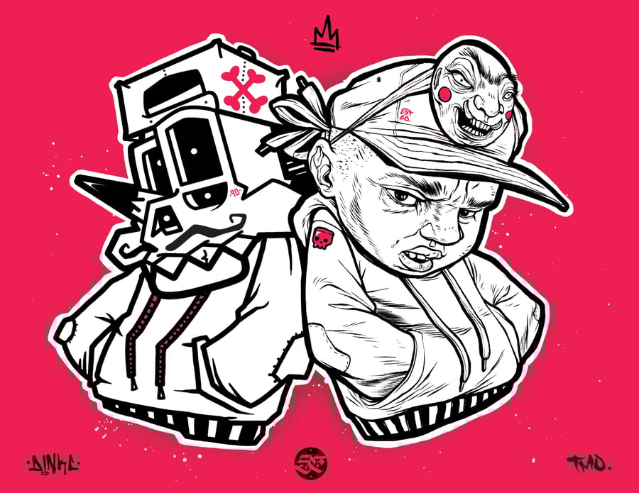 Image of DINKC X TMO COLLAB  - 8.5 x 11" Digital Print