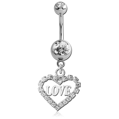 Image of LOVE Navel Bar