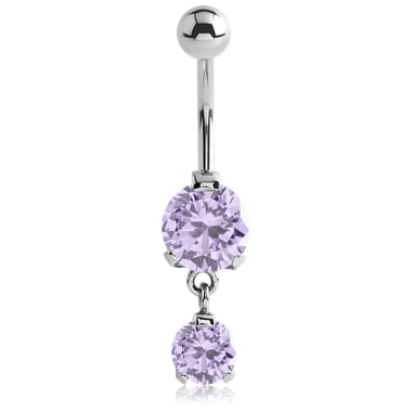 Image of BeJewelledx2 Navel Bar