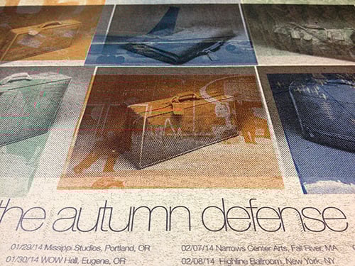The Autumn Defense Winter Tour Poster