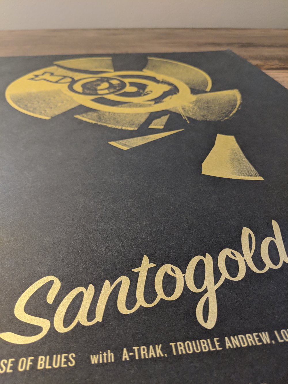 COLLECTOR'S EDITION: 'Santogold' gig poster - **RECENTLY DISCOVERED**