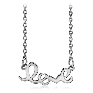 Image of LOVE Sterling Silver Necklace