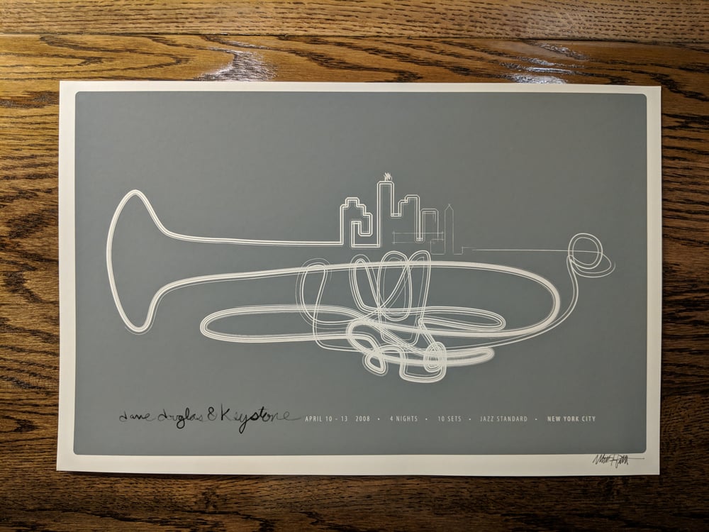 Dave Douglas Trumpet Poster, Rare 2008 JAZZ