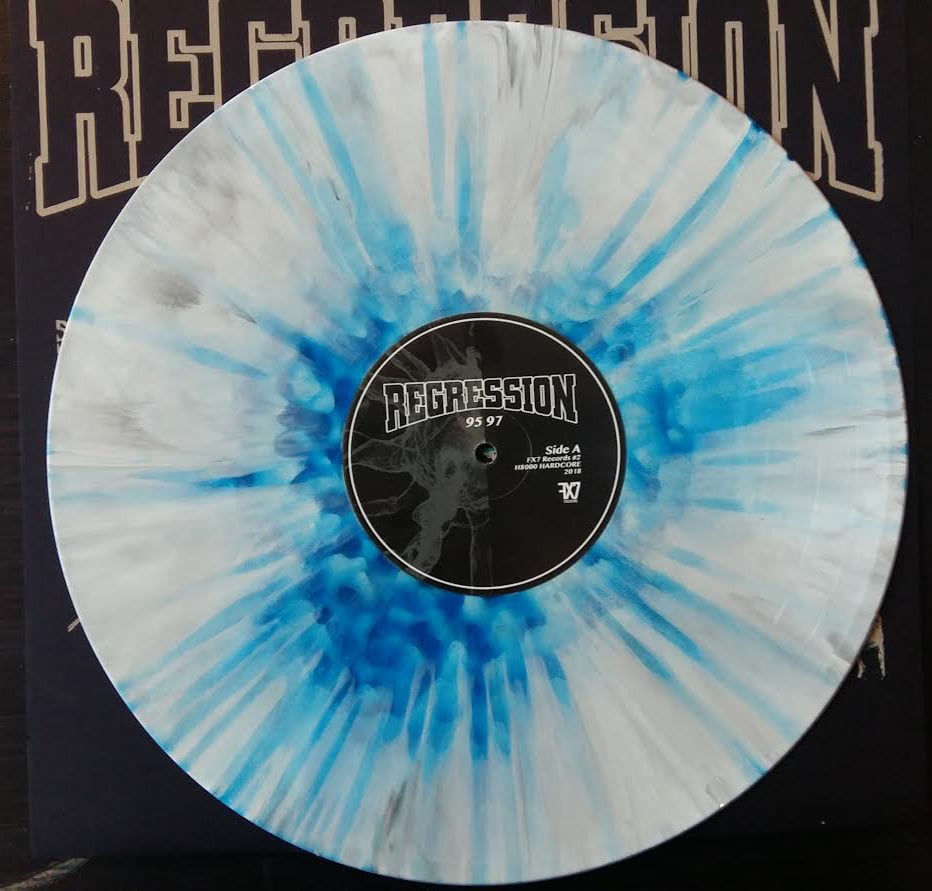 REGRESSION "9597" 2nd pressing Blue/splatter vinyl