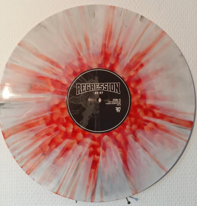 REGRESSION "9597" 2nd pressing Red/splatter vinyl
