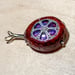 Image of Color Shifting Czech Glass Wheel Button 2