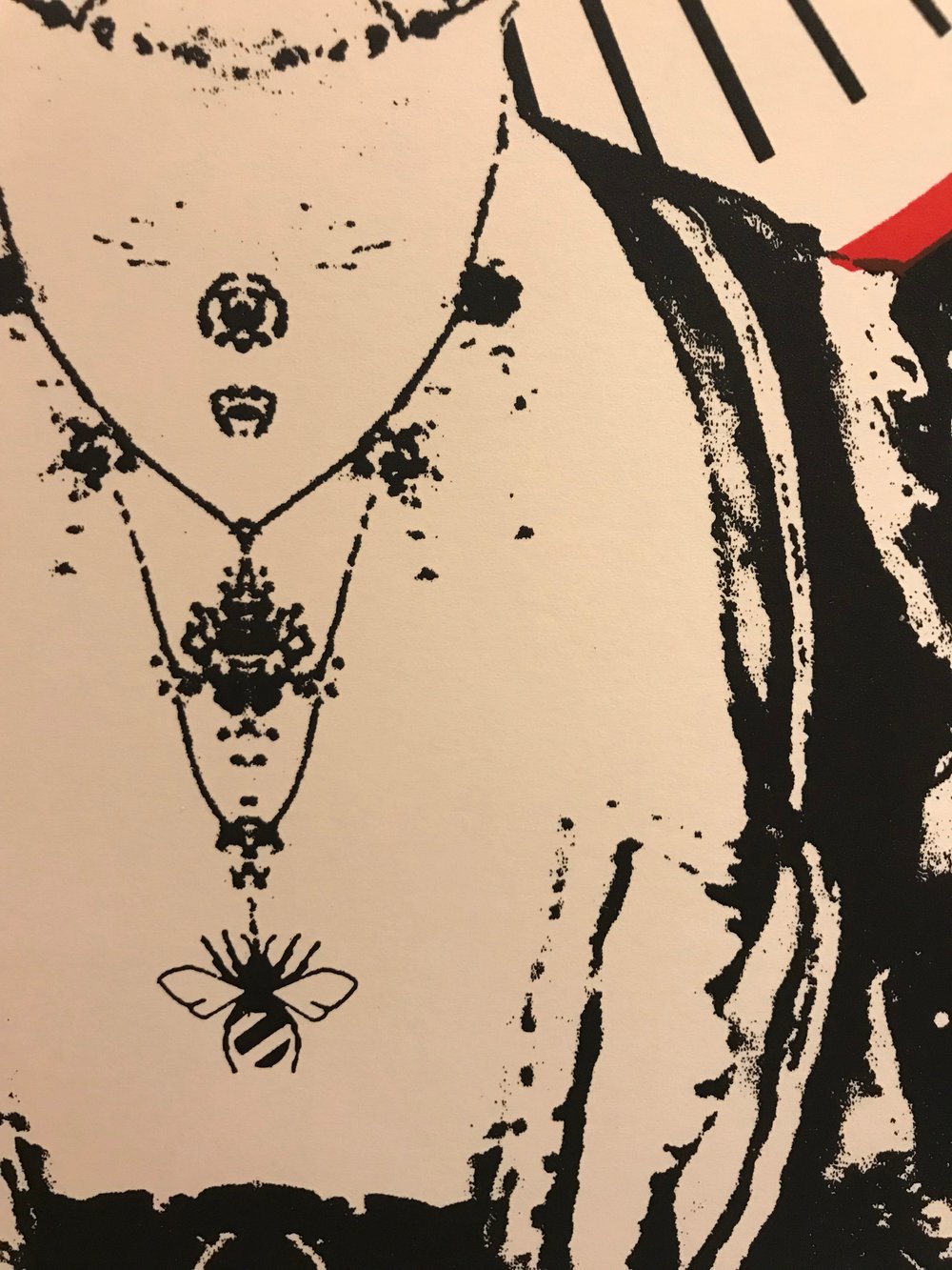 Image of A2 Pankhurst Red screen print 