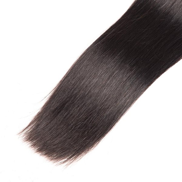 Image of Brazilian Straight Human Hair with 13x4 Lace frontal