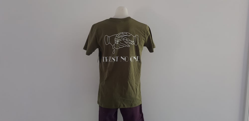 Image of Trust No-One Tee (Olive)