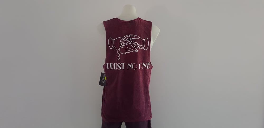 Image of Trust No-One Tank (Acid Red)