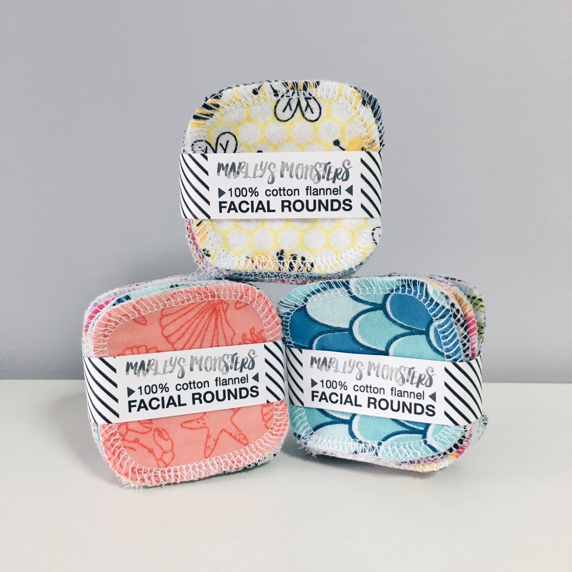 Image of 20 Reusable Facial Rounds (Mixed Prints)