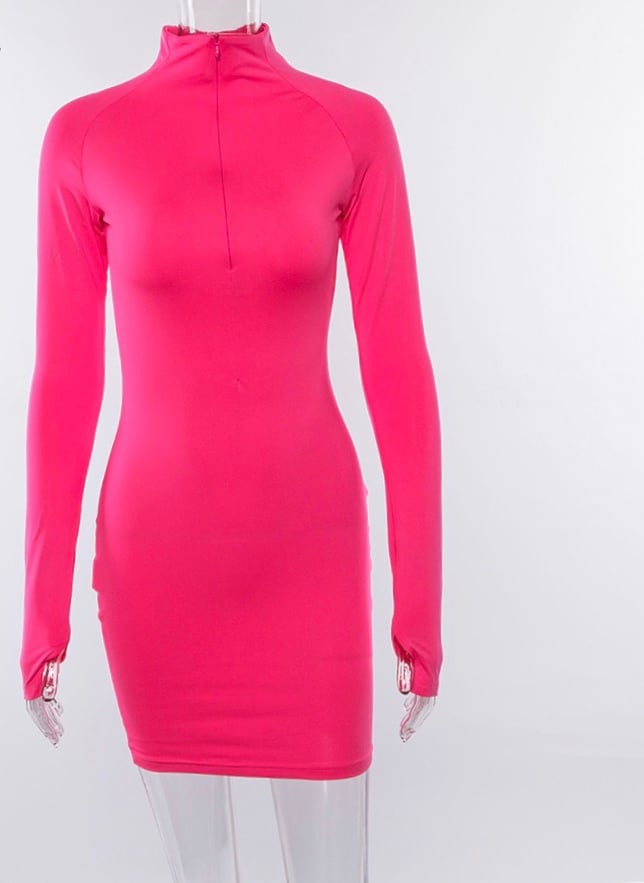 Image of NEON PINK GTG dress