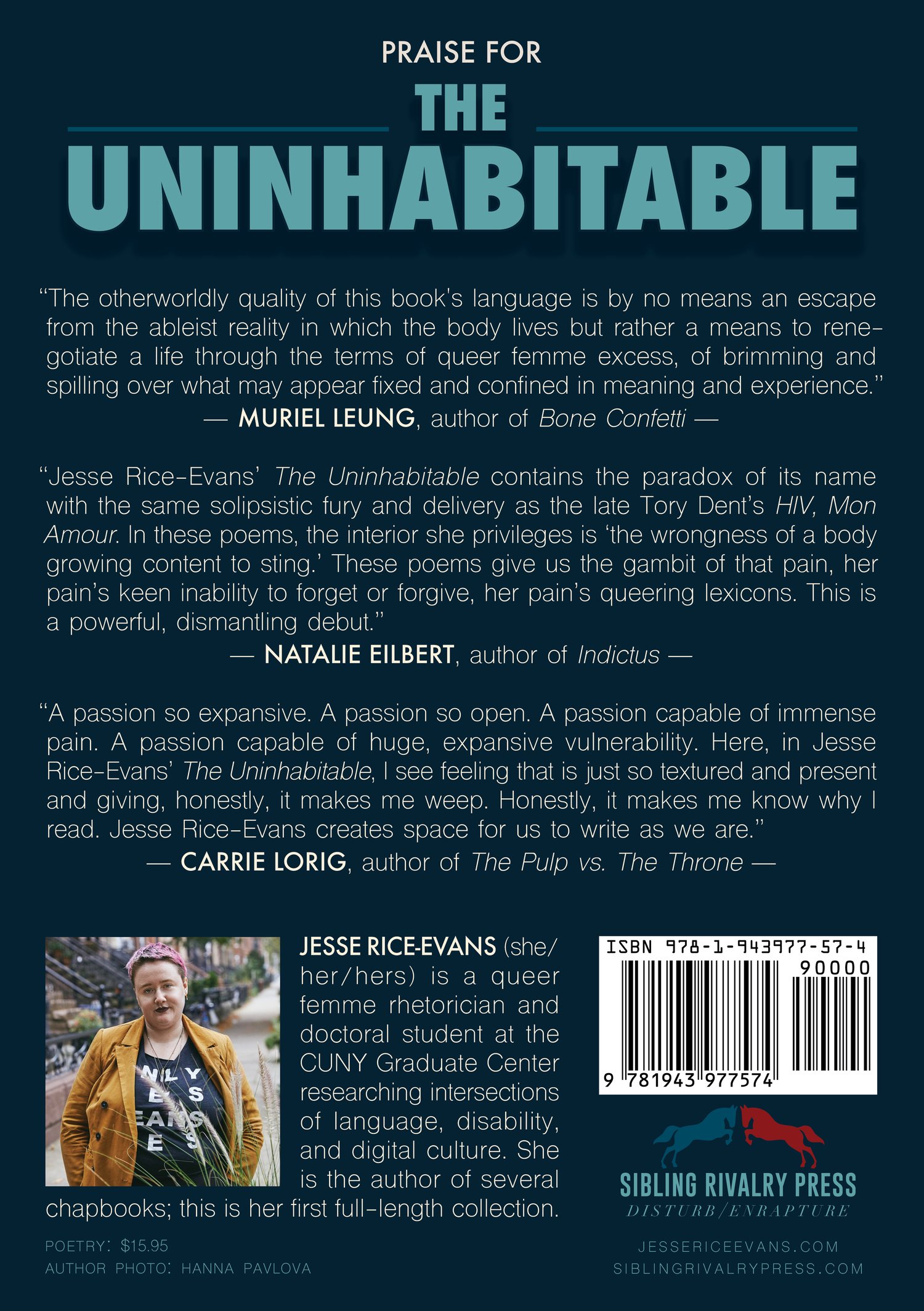 Image of The Uninhabitable by Jesse Rice-Evans