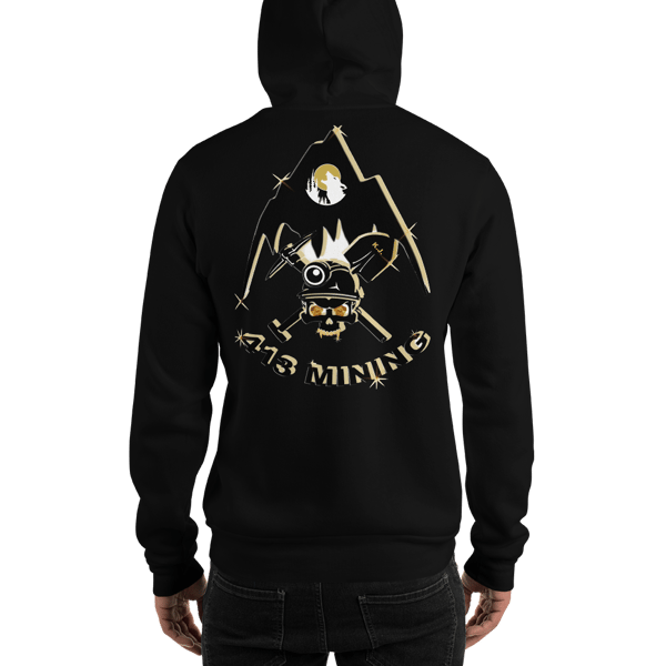 Image of Black 413 Mining Hoodie  (2XL and Larger are an Additional Cost)